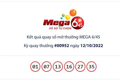 Kết quả Vietlott Mega 6/45 ngày 12/10: Jackpot hơn  .